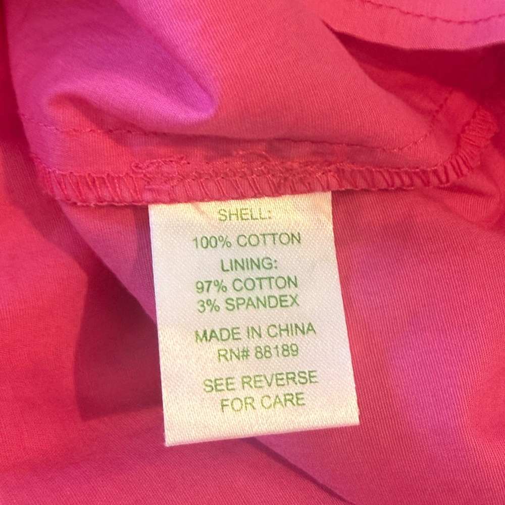 Lilly Pulitzer MarieKate GoToBatt Battenberg Lace Pink Med Classic Timeless $378 - Picture 10 of 14